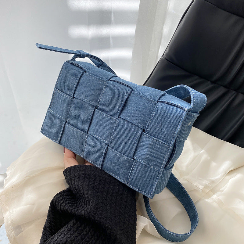 Women's Fashion All-match One-shoulder Crossbody Woven Bag