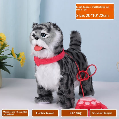 Simulation Dog That Walks Barks Wags Its Tail And Plays Musicelectric Plush Toy Dog Electronic Pet Dog With Motion-sensing Capabilities