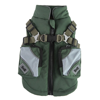Pet Supplies Chest Back Zipper