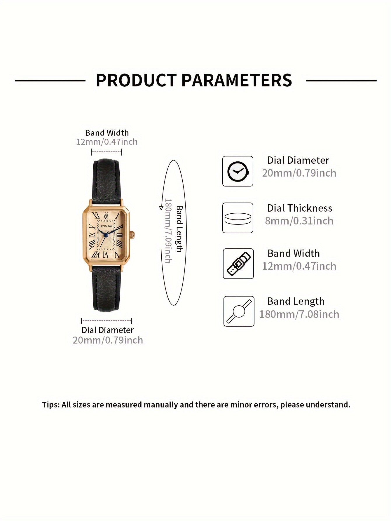 Ladies Square Roman Numeral Luxury Vintage Fashion Quartz Watch Fancy Women Watches Jewelry Sophisticated And Stylish Women Watch