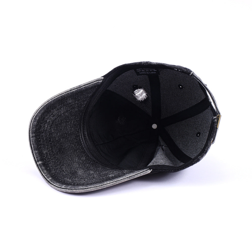 Foreign Trade Hand-painted Butterfly Hat European And American Retro Simplicity Baseball Cap Men And Women Outdoor Peaked Cap Amazon Cowboy Hat