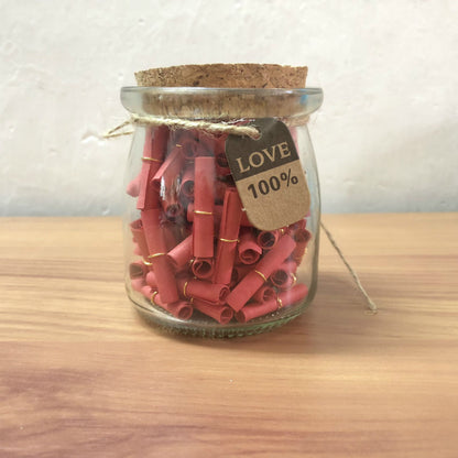 Wishing Bottle Love Letter Paper Wish Scroll Valentine's Day Graduation Gift Love Letter Capsules Diy Children's Day Teacher
