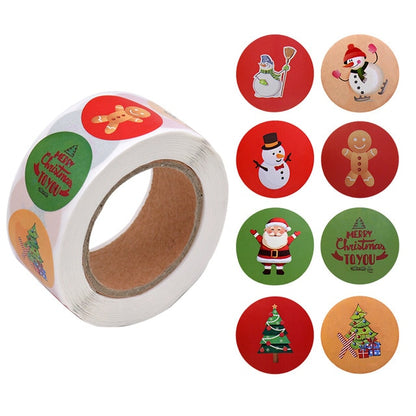 Christmas Day Decoration Gift Series Sticker Label