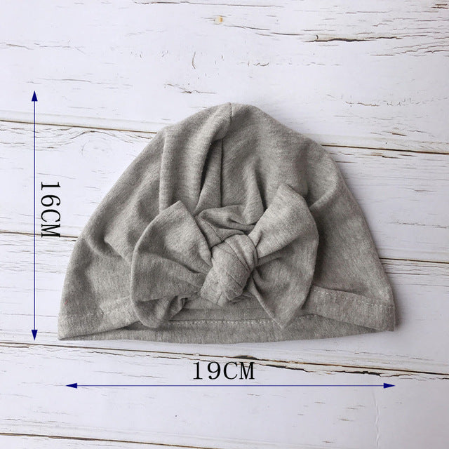 Knot Bow Baby Headbands Toddler Headwraps 6m-18m Baby Turban