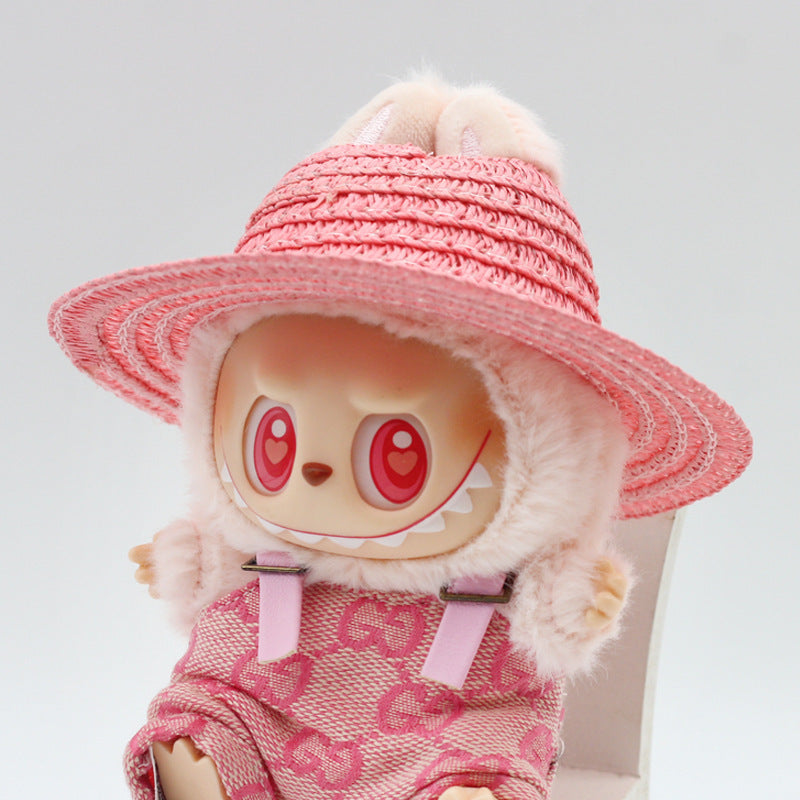 Straw Hat Woven Open Doll Decorative Accessories