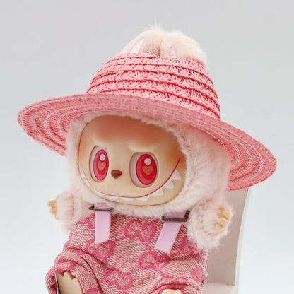 Straw Hat Woven Open Doll Decorative Accessories