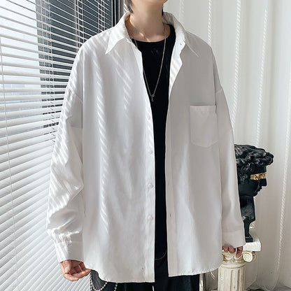 Men's Long-sleeve Shirt Korean-style Trendy Autumn