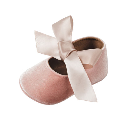 Charming Bowknot Princess Wedding Shoes for Youngsters - Soft Sole Mary Jane Flats, Lightweight Fabric Upper & Rubber Sole, All-Season Comfort, Ideal for Weddings and Special Occasions, Wedding Shoes for Brid