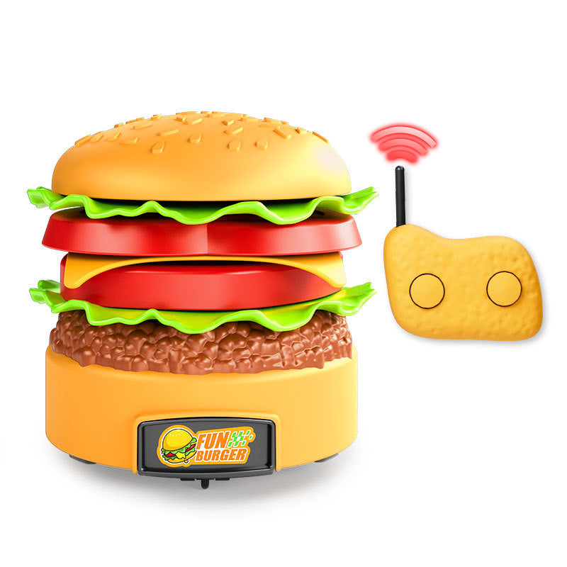 Remote Control Hamburger Car Electric Creative Gift Toy Car