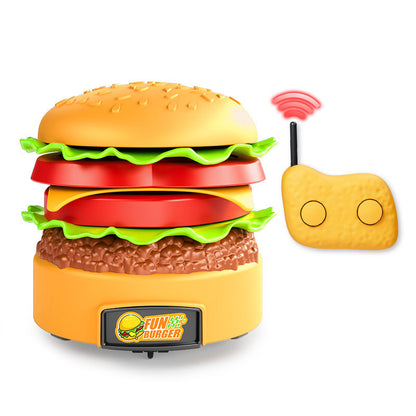 Remote Control Hamburger Car Electric Creative Gift Toy Car