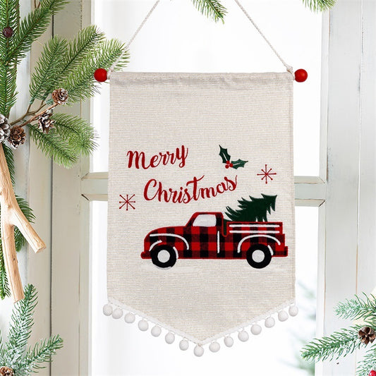 Christmas Fashion Minimalist Ornament Wall Flag