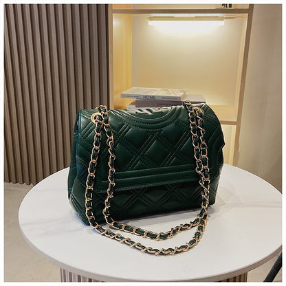 Cross-border Women's Bag Factory Direct Supply New TB Rhombus One-shoulder Crossbody Chain Women's Bag