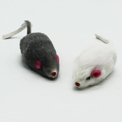 Cat Supplies 2-inch Rabbit Skin Mouse Self-Hi Toy