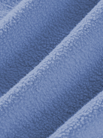 Herren-Kapuzenpullover in Himmelblau, lässiges Sweatshirt aus Polyester und Baumwolle, Oversized