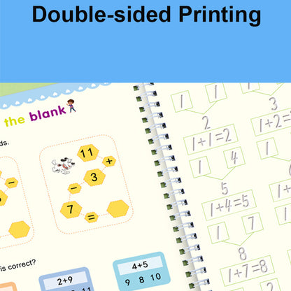 Hot Selling Preschool Hard Pen And Groove Copybook Practice Copybook For Children In English