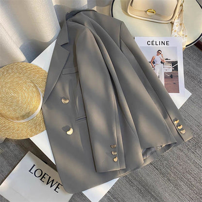 New High-end British Style French Texture Suit Jacket For Women