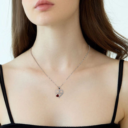 European And American Style Jewelry Heart-shaped Mom Necklace Female Mother's Day Gift Elegant Accessories