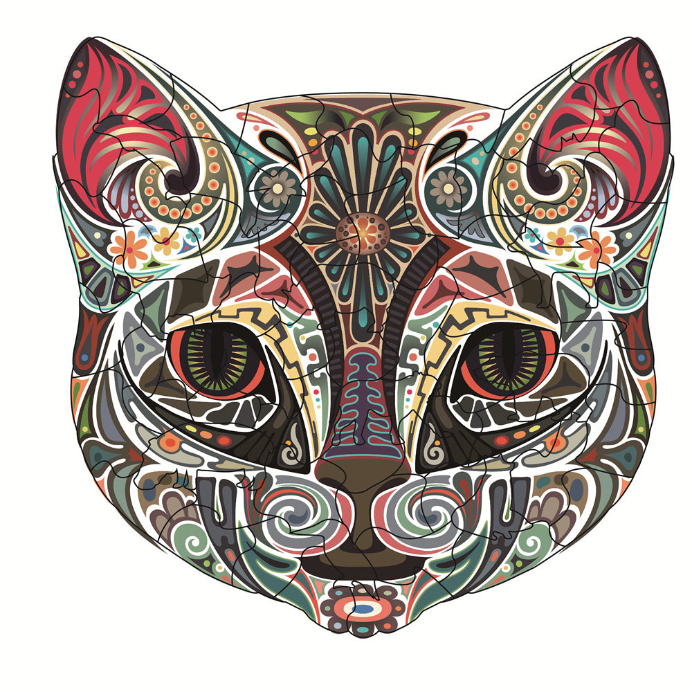 Each Piece Is Animal Shaped Christmas Gift Colorful Elephant Turtle Wooden Jigsaw Puzzles