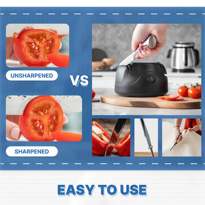 Professional Electric Knife Sharpener - 4-Stage Sharpening System by WANVOAPLS