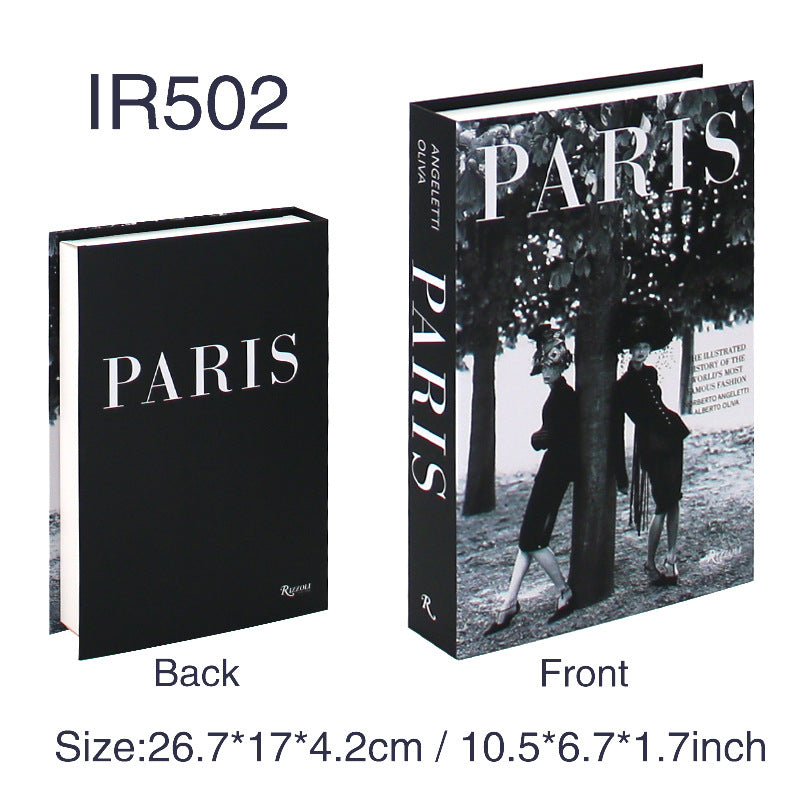Fashion Simple Style Prop Books Fake Book Magazine Ornaments
