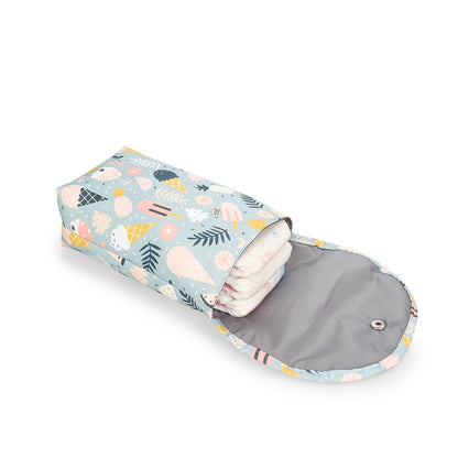 [Portable Diaper Storage for Youngsters] Portable Diaper Storage Bag for Youngsters - Durable Polyester, Ideal for Diapers & Wet Wipes