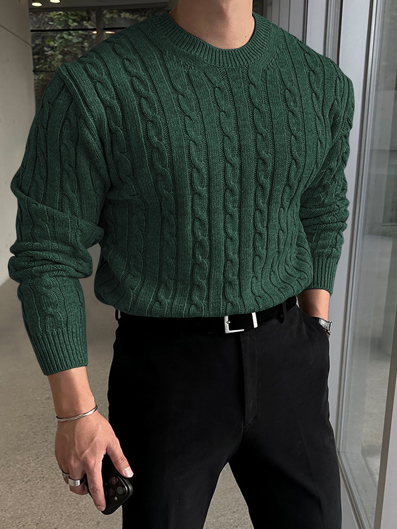 Autumn And Winter New Warm Thick Needle Turtleneck Sweater Men