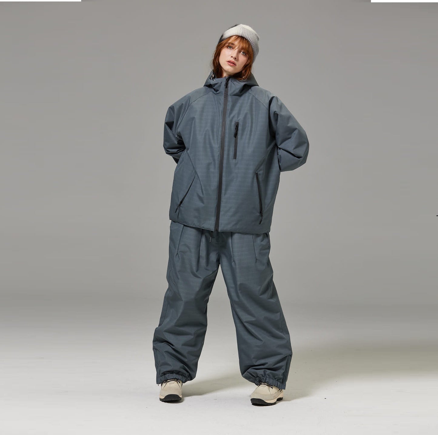 Unisex Windproof And Waterproof Loose-fitting Fashionable Ski Suit Set