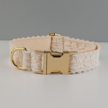 Velvet Pet Collar Traction Rope