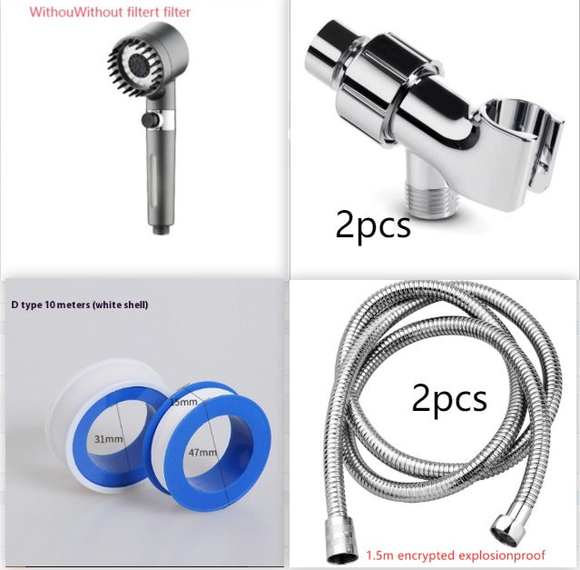 Snowflake Spray Filter Purified Water Pressurized Showerhead Nozzle