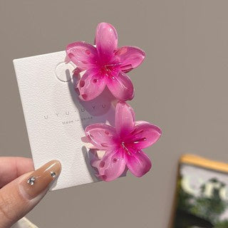 High Sense Plumeria Rubra Seaside Holiday Barrettes