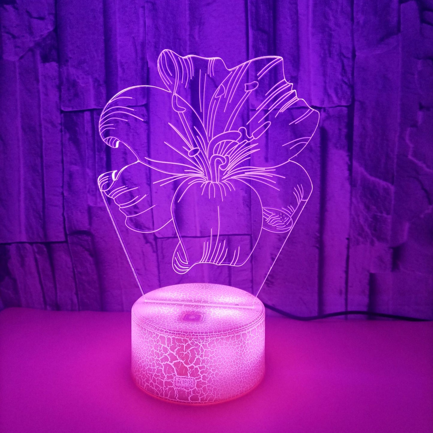 Colorful Creative Valentine's Day Gift 3D Table Lamp