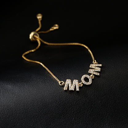 Mother's Day Gift Copper Micro-Set Zircon Bracelet