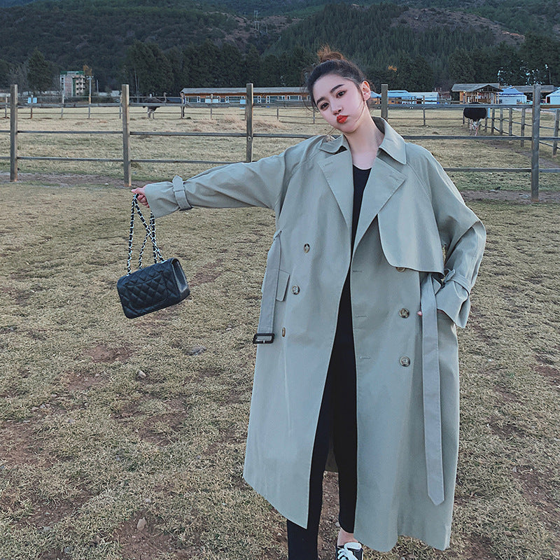 New Style Windbreaker Women's Mid-length