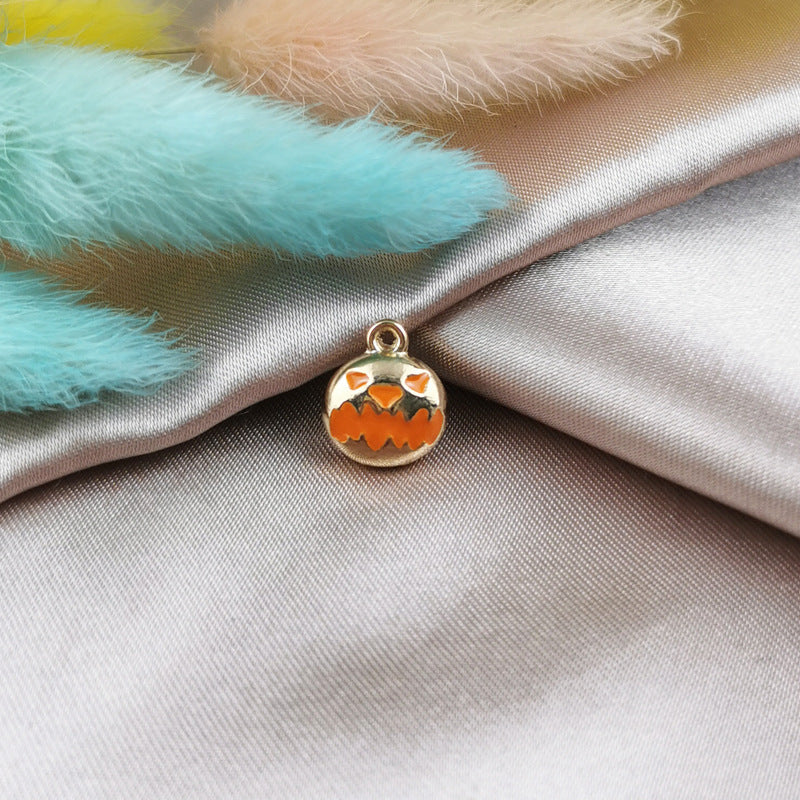 Pumpkin Head Skull Haunted House Pendant Material