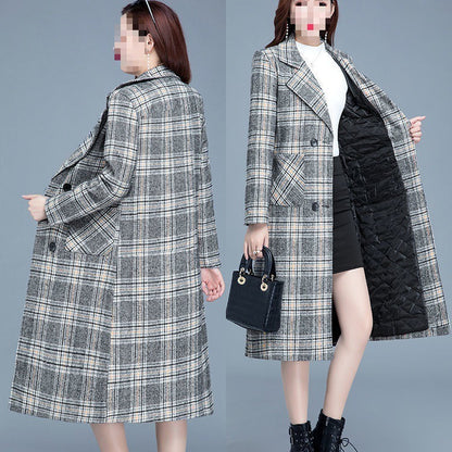 New Mid-length Slim Temperament Fashion Style Children's Woolen Coat