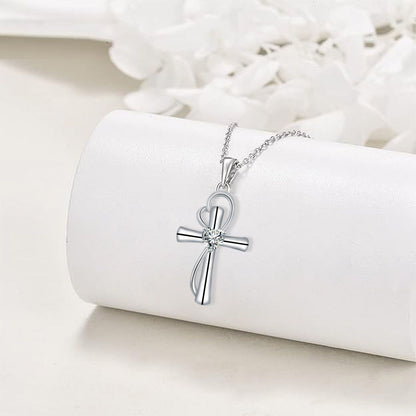 Cross Pendant Necklace Valentine's Day Gift