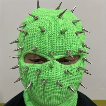 Premium Punk Balaclava Ski Mask - 3-Hole Knitted Face Cover for Winter Street Style