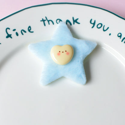 Cute Plush Star Charm - Decorative Accessories for Hair, Shoes & Phone Cases