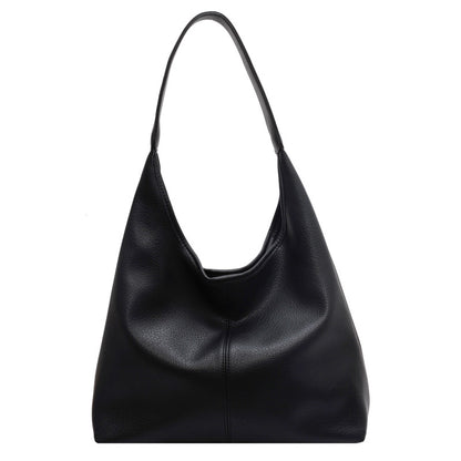 Women's Soft Leather Underarm Son Mother Shoulder Bag