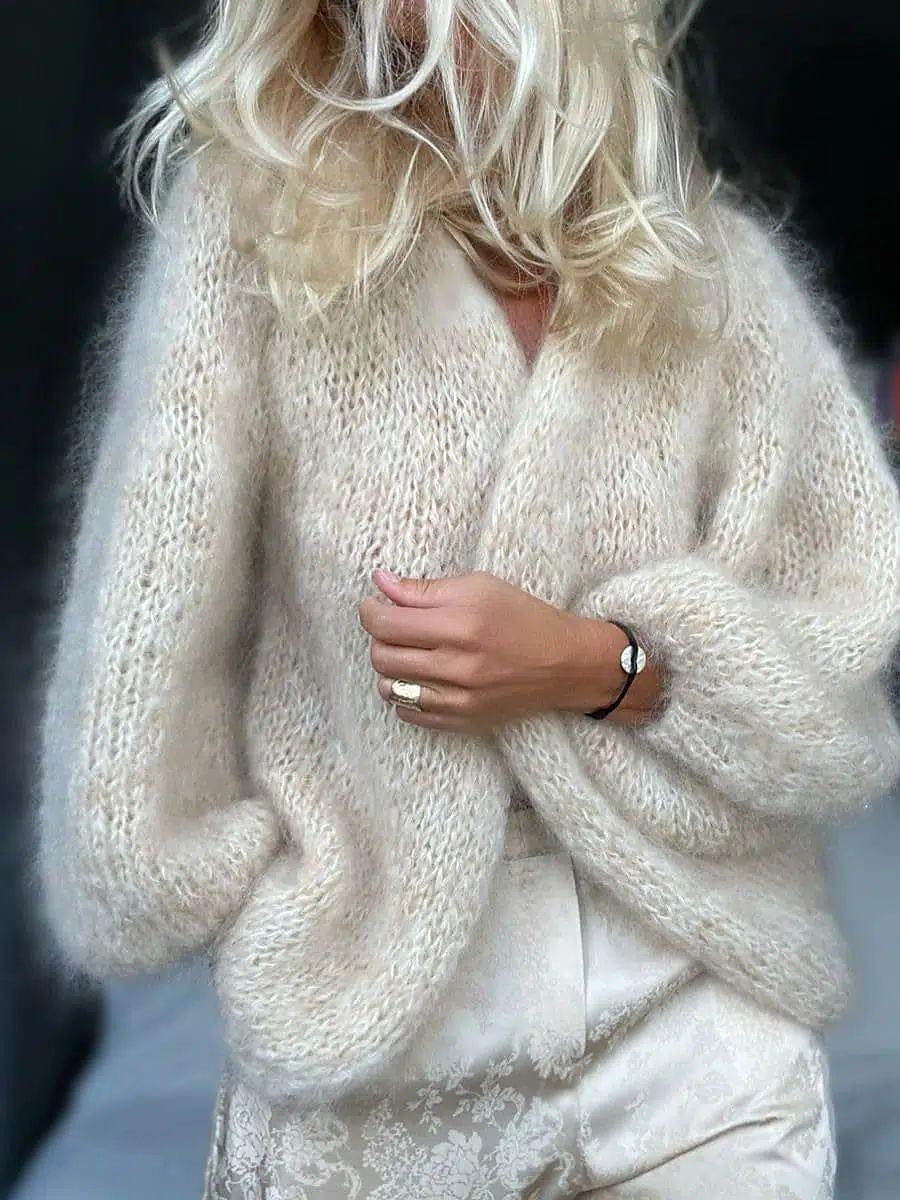 Solid Color Soft And Comfortable Cardigan For Women