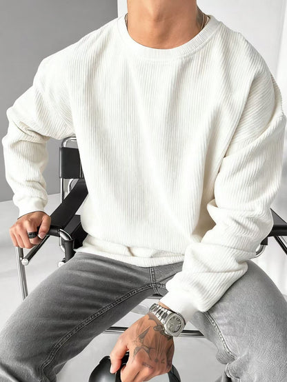 Casual Trends Round Neck Sweater Long Sleeve