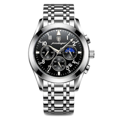 Black Tech Men's Watch Male Student Korean Fashion