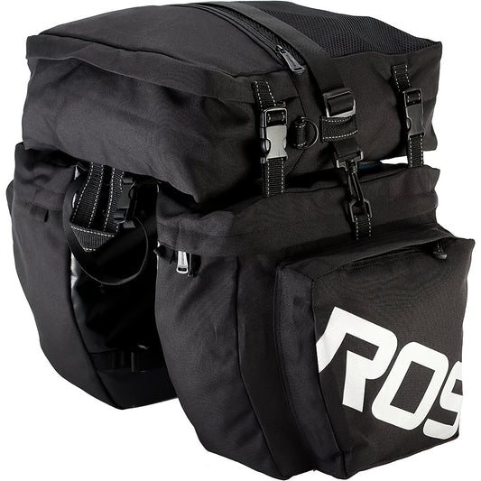 Premium Bicycle Pannier Bag - Large Capacity Waterproof Rear Rack Cargo Trunk for Cycling