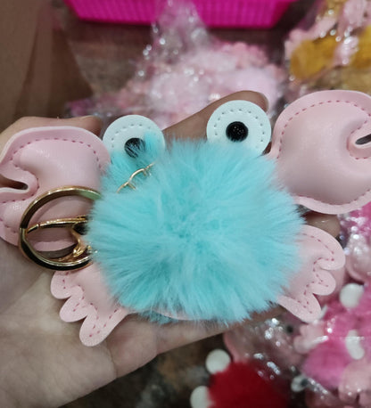 Cartoon Cute Crab Keychain Pendant