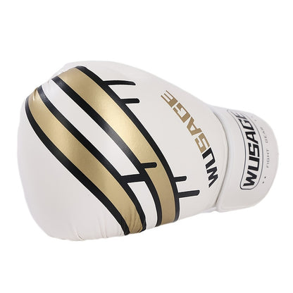 WUSAGE Professional Boxing Gloves - Premium Sparring Gloves 6oz 8oz 10oz 12oz | Padded Wrist Support for MMA, Kickboxing & Training