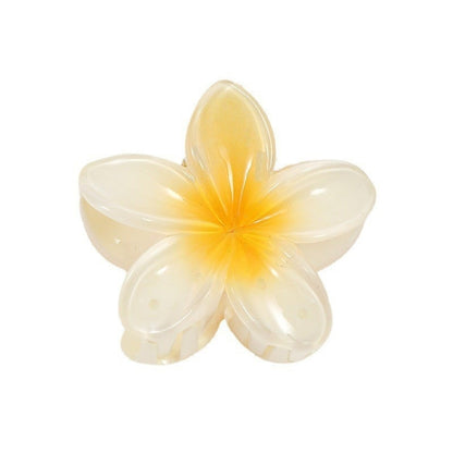 Egg Bauhinia Flower Back Spoon Grasping Hair Clip