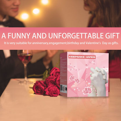 Couple Hand Mold Gypsum Powder Valentine's Day Gift