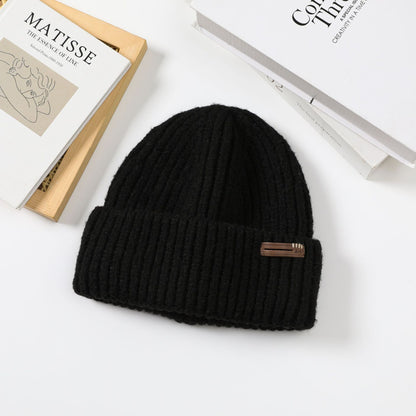 Wool Blend Beanie For Women In Autumn And Winter