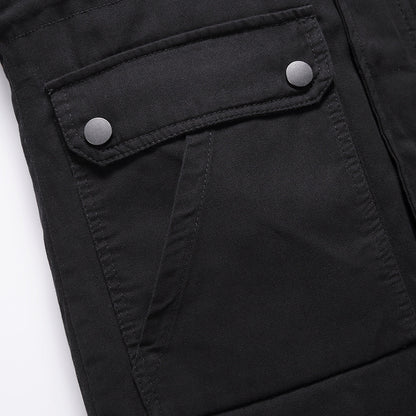 mittellanger, wattierter Trenchcoat für Herren