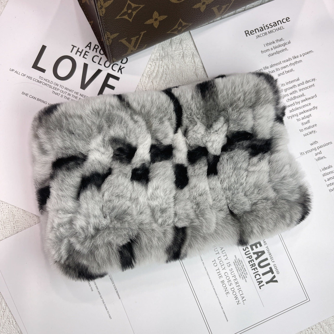 Women's Versatile Fur Snood Warm Scarf
